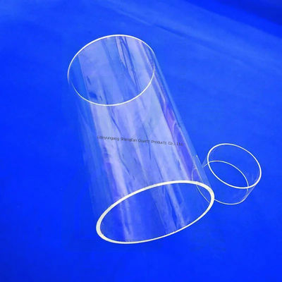 Kalite  Clear Quartz Tube for Semiconductor and Optical Applications fabrika