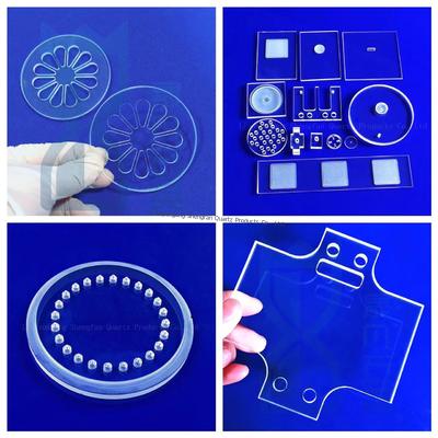 Kalite  Customize Fused Silica  Optical Clear Fused Quartz Glass Plate fabrika