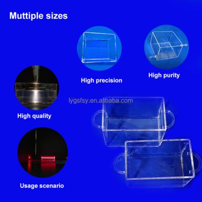 Kalite  Customized high-temperature resistant quartz tanks quartz containers of test samples fabrika
