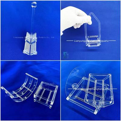 Kalite  High-temperature resistant transparent quartz glass tube quartz boat fabrika