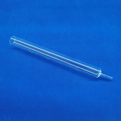 Antiseptik Lambalar 100MM için UV Lambası Kuvars Test Tüpü Reaktörü Cam Kol