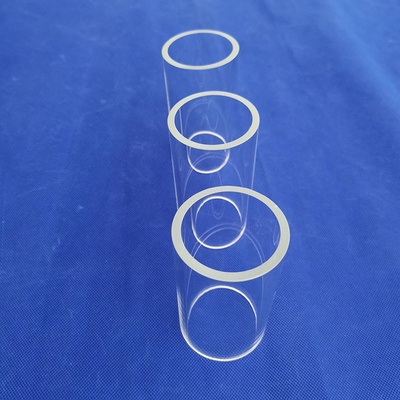 Mikrop öldürücü Lambalar için Reaktör Kuvars Test Tüpü Cam Kılıf 40 MM