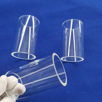 Mikrop öldürücü Lambalar için Reaktör Kuvars Test Tüpü Cam Kılıf 40 MM