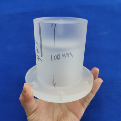 Isıtma Kuvars Cam Tüp Flanş Sio2 2.2g/Cm3 Yüksek Saflıkta Morse 6.5