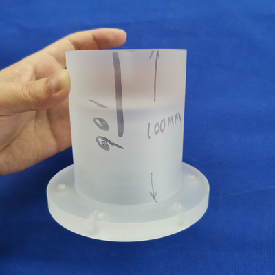 Isıtma Kuvars Cam Tüp Flanş Sio2 2.2g/Cm3 Yüksek Saflıkta Morse 6.5