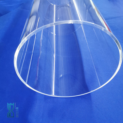 Resistance High Temperature Customizable Size Quartz Glass Tube Fused Silica Transparent Quartz Tube