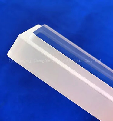 Fabrika özel yüksek sıcaklığa dayanıklı şeffaf adım kuvars levhası