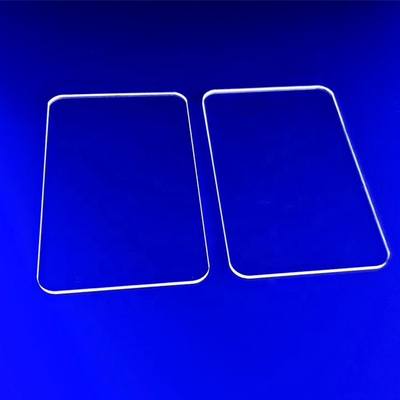 UV yüksek ışık iletimli korozyona dayanıklı kare kuvars cam levhası