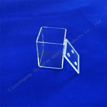 Yüksek sıcaklıklı laboratuvar kullanımı için yüksek geçirgenlik korrozyona dayanıklı Kuvars cam plaka