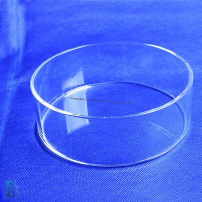 Yüksek sıcaklıklı laboratuvar kullanımı için yüksek geçirgenlik korrozyona dayanıklı Kuvars cam plaka