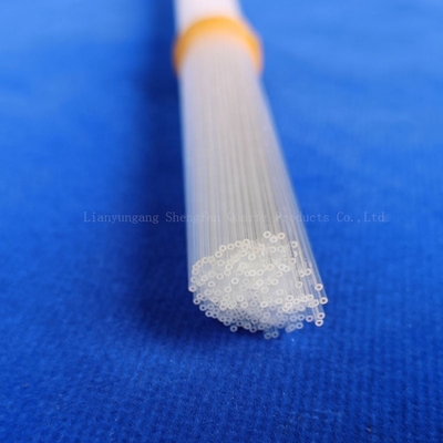 Özel Yüksek Sıcaklık ve Korozyona Direnci Yüksek Saflık Kuvars Kapiler Duvar Kalınlığı 0.25mm