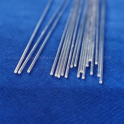 Özel Yüksek Sıcaklık ve Korozyona Direnci Yüksek Saflık Kuvars Kapiler Duvar Kalınlığı 0.25mm