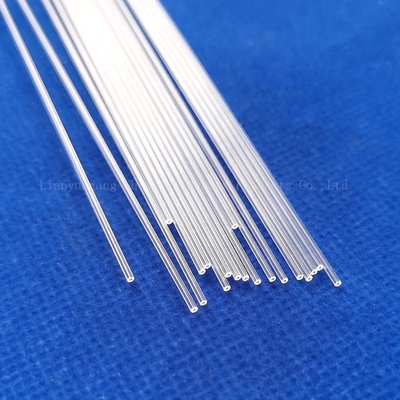 Özel Yüksek Sıcaklık ve Korozyona Direnci Yüksek Saflık Kuvars Kapiler Duvar Kalınlığı 0.25mm
