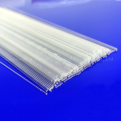 Özel Yüksek Sıcaklık ve Korozyona Direnci Yüksek Saflık Kuvars Kapiler Duvar Kalınlığı 0.25mm