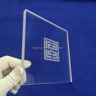 Fabrika özel yüksek sıcaklıklı kum püskürtme logosu kuvars levha