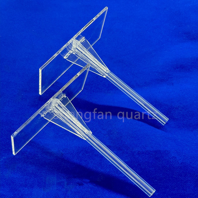 Yüksek sıcaklıklı Laboratuvar Kuvars Cam Tripod korozyona dayanıklı