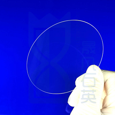 Özel Yüksek Işık Akışı UV Ultra İnce Kalınlıklı Kuvars Pencere