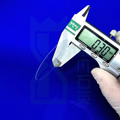 Özel Yüksek Işık Akışı UV Ultra İnce Kalınlıklı Kuvars Pencere