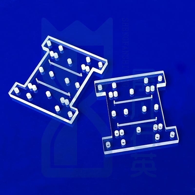 CNC bitirme özel yüksek ışık iletimli kuvars adım levhası