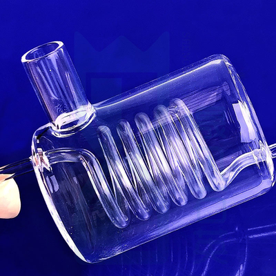 Fabrika Özel laboratuvar yüksek sıcaklık ve korozyona dayanıklı kuvars spiral tüpü