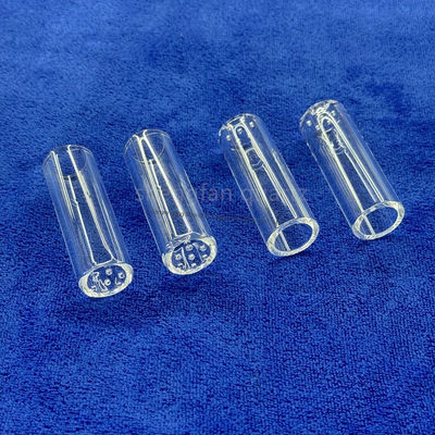 Yüksek Saflıklı SiO2 99.99% Kuvars Cam Tüpü Endüstriyel Kullanım için 1180°C Annealing Noktası ve 1100°C Dehne Noktası