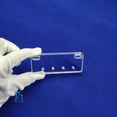 Fabrika Sabit Penetrasyon UV Yüksek Saflıklı Perforasyonlu Kuvars Cam Yaprakları