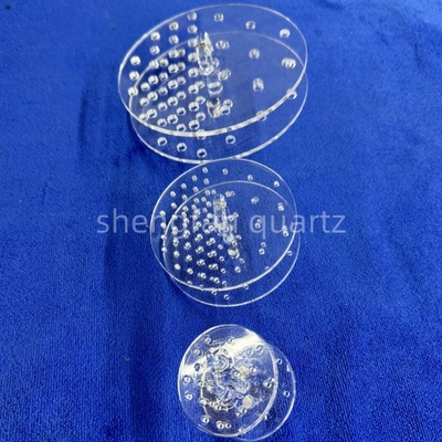 CNC Finishing Özel Yüksek Sıcaklıklı Kuvars Çakma Yaprakları kaynak