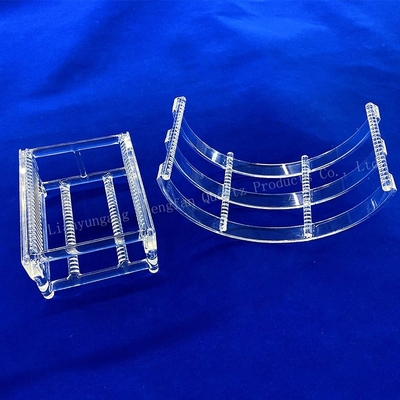 Özel Yüksek Sıcaklıklı Kaynatma Fırını Erimiş Çukurlu Kuvars Çubukları Kaynatılmış Kuvars Tekne Serbestleştirme Silikon Wafers