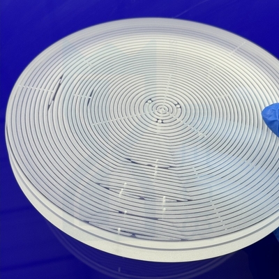 Fabrika Özel Yüksek Hassasiyetli Slotted Quartz Yaprakları Borma Erimiş Quartz Şeffaf Poliş