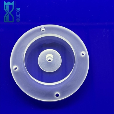 Yarım iletken Dondurulmuş Şeffaf Kwarts Flakes Kwarts Flanges Korozyona dayanıklı