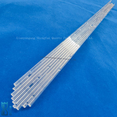 99.99% SiO2 saflığı ve 1100°C çalışma sıcaklığı ile fabrika üretimi yüksek sıcaklığa dayanıklı Kuvars cam tüpü