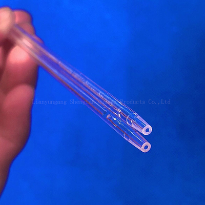 Fabrika Özel Yüksek Sıcaklık Direnci 1mm-10mm Küçük Diametreler Kapilyer Kuvars Cam Tüp