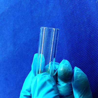 Laboratuvar için özelleştirilmiş açık yuvarlak alt uçlu kuvars test tüpü