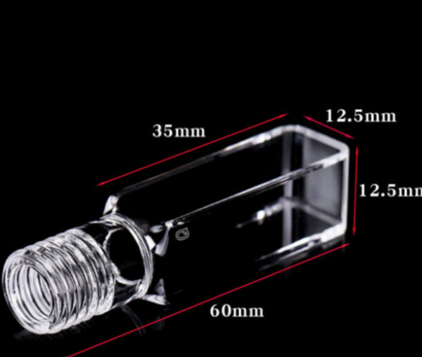 Ultraviyole Kuvars Kuvetleri 5ml/10mL 100% Bubble Free UV-Vis Spektrotometre ile Uyumlu
