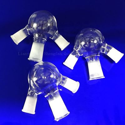 Dövme ve Kesme İşleme Hizmeti ile El Yapımı Şeffaf Kuvars Plakalı Üç Boyunlu Balon