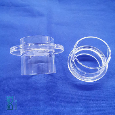 % 80 UV Akışkanlığı Flanged Kuvars Cam Tüp Yüksek Sıcaklık Korozyona Direnci Özellik
