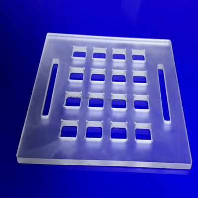 Yüksek Saflıkta SIO2 %99.99 Yüksek Sıcaklık Dayanımı 1100℃ Kuvars Cam Plaka