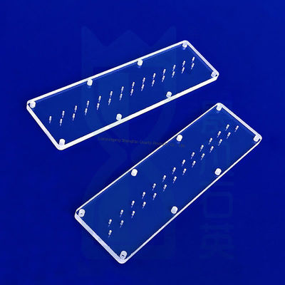 UV LED Arıtıcılar için Lazer Kesim Özel Yüksek Şeffaflıkta JGS1 JGS2 JGS3 Kuvars Levhalar