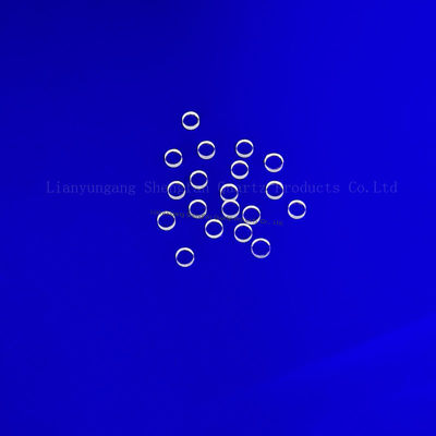 Lazer Kesim Küçük Boyutlu Ultraviyole Geçirgen Fused Kuvars Cam Levhalar Oda Pencereleri İçin