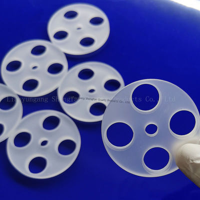 Yüksek Saflıkta SIO2 %99.99 Yüksek Sıcaklık Dayanımı 1100℃ Kuvars Cam Plaka