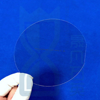 Özel Fused Quartz Disc Quartz Glass Plate 92% Işık Transmitance 2.2g/cm3 yoğunluk