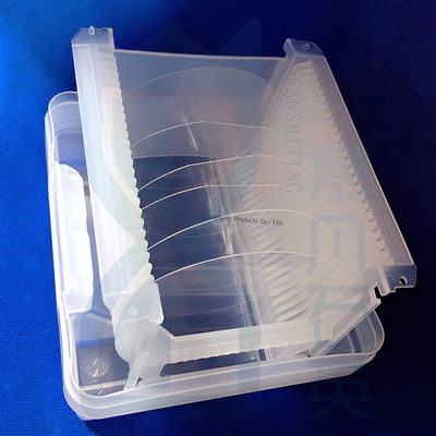 Özel Fused Quartz Disc Quartz Glass Plate 92% Işık Transmitance 2.2g/cm3 yoğunluk