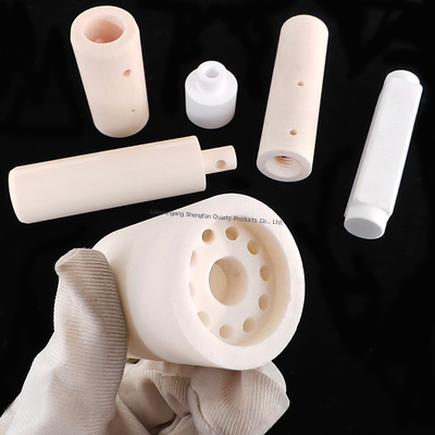 Custom Antistatic High Precise Machining 99% Alumina Ceramic Insulator Part