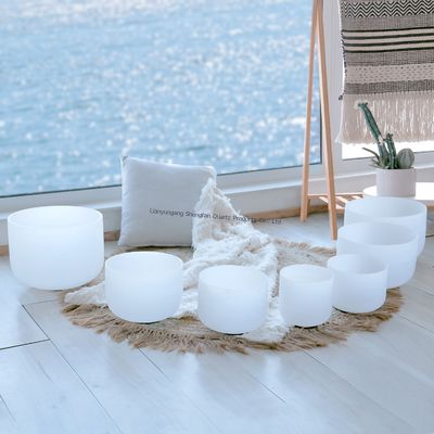 7 Çakra Dengeleme Kuvars Şarkı Kasesi, 12 Müzik Notalı ve Yüksek Sıcaklık Dayanımlı Meditasyon İçin