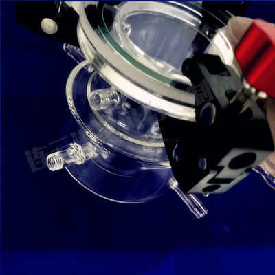 Özel 50-1000 ml Yüksek Şeffaflıklı Foto-İndüklü Kuvars Cam Reaktörü 1100 °C Çalışma Sıcaklığı ile