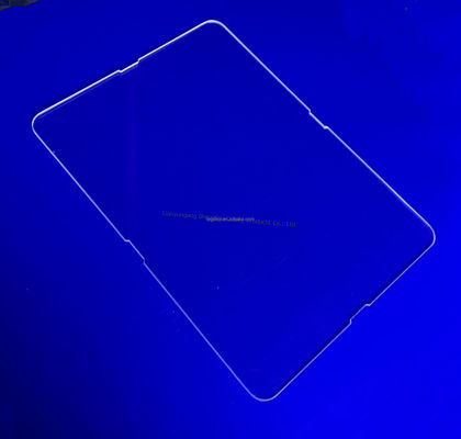 Yüksek Şeffaflık %92 Işık Akışkanlığı 1100°C çalışma sıcaklığı ve %99.99 SiO2 saflığı ile Kuvars Cam Plağı