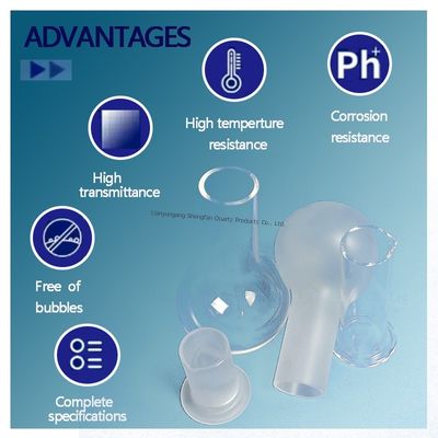 Özel Füzyon Silika Kuvars Cam Şişesi