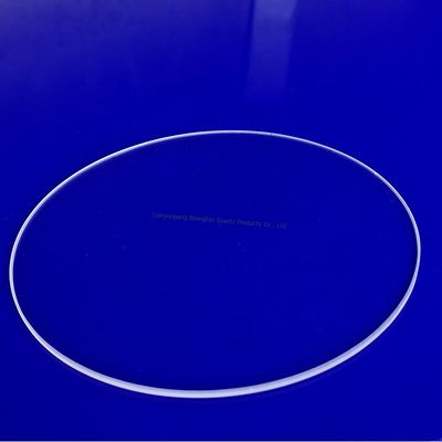 High Temperature Resistant Highly Transparent 92% Quartz Glass Plate for UV Lamp Applications