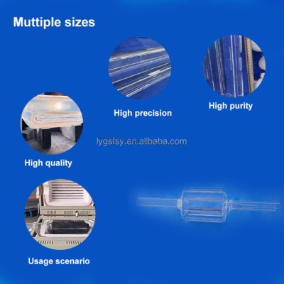 Yüksek Sertlik Morse 6.6 Kuvars Cam Tüpü 2.2g/cm3 yoğunlukta ve Endüstriyel Uygulamalar için Özel Boyut