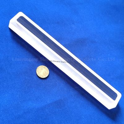 Yüksek Şeffaflık %92 Işık Akışkanlığı 1100°C çalışma sıcaklığı ve %99.99 SiO2 saflığı ile Kuvars Cam Plağı